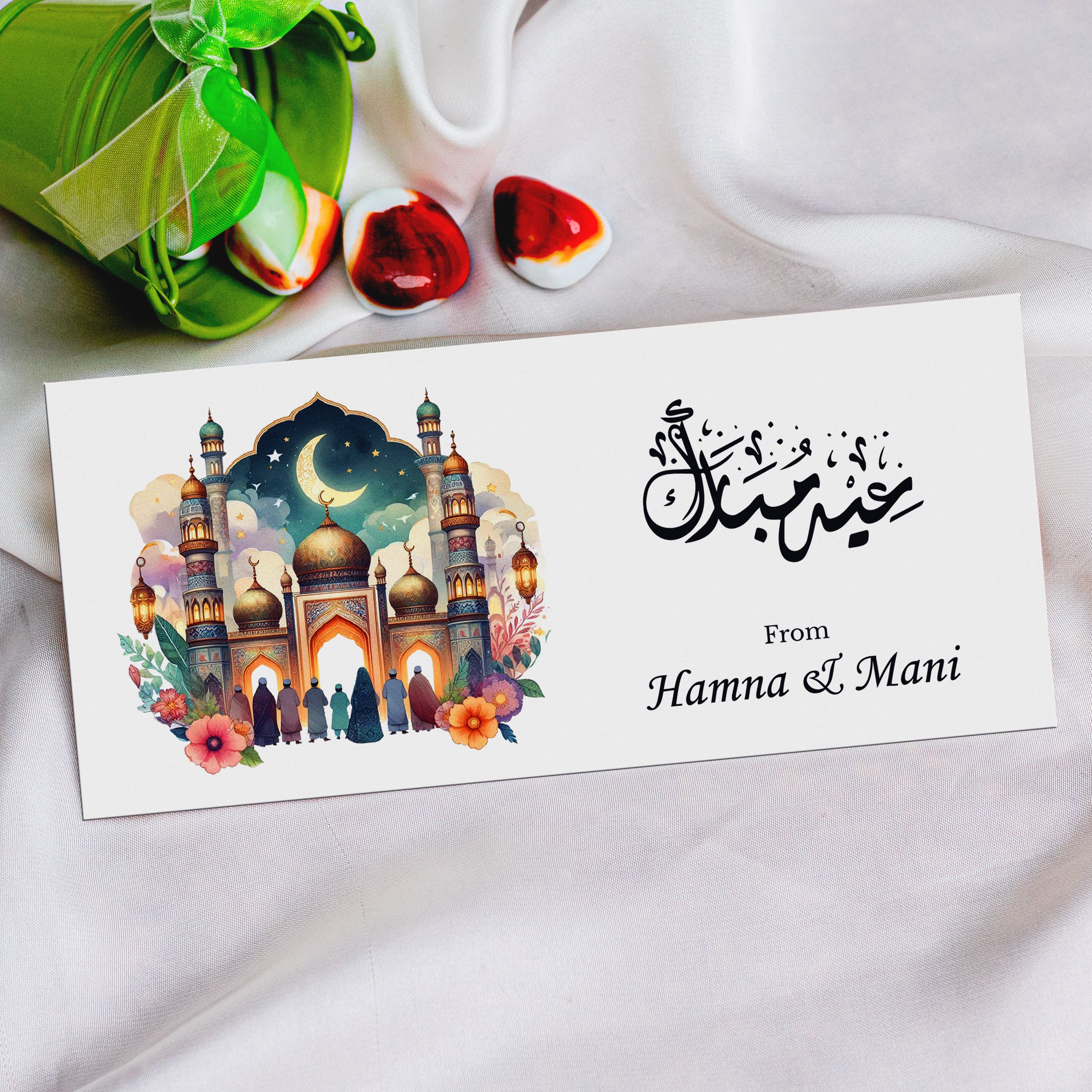 Eid Glow Mosque Envelope