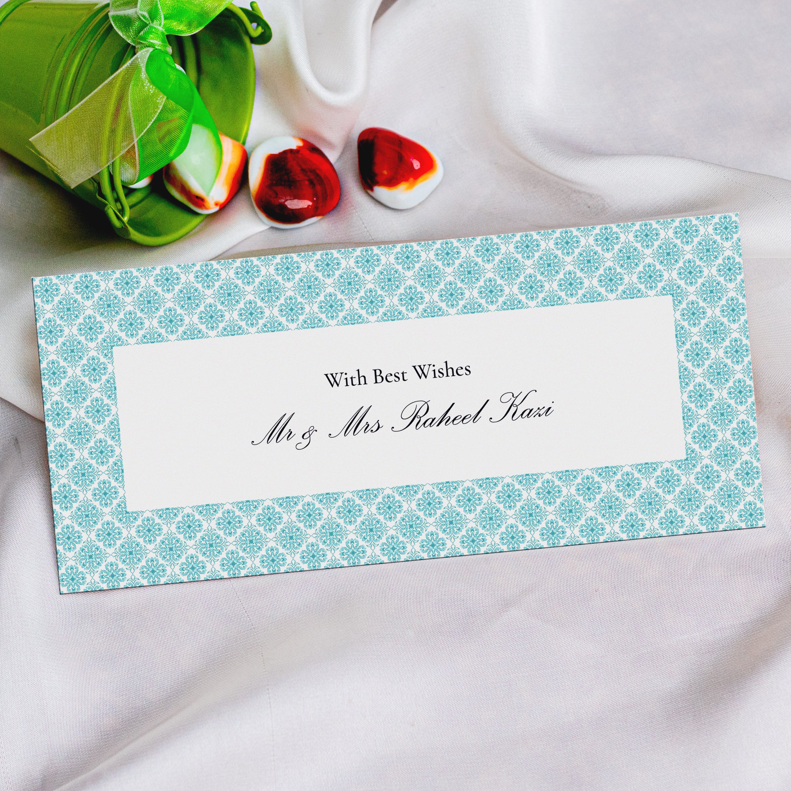 Teal Grace Envelope