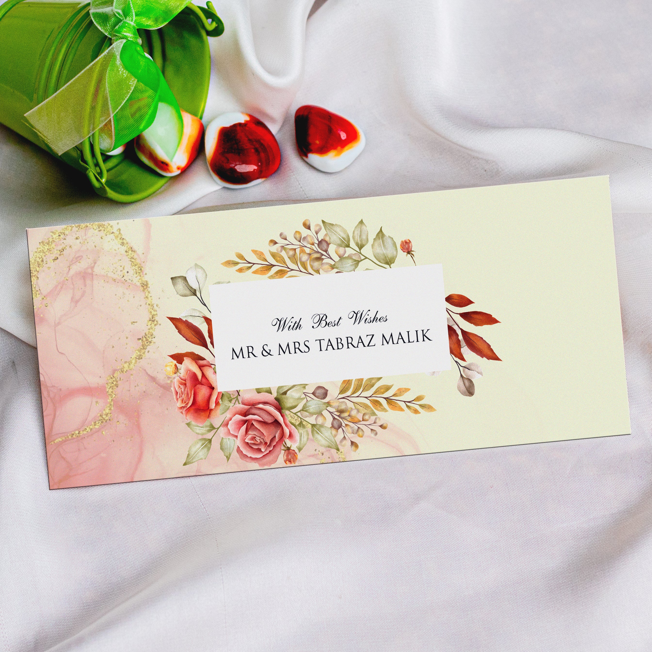 Peach Bloom Envelope