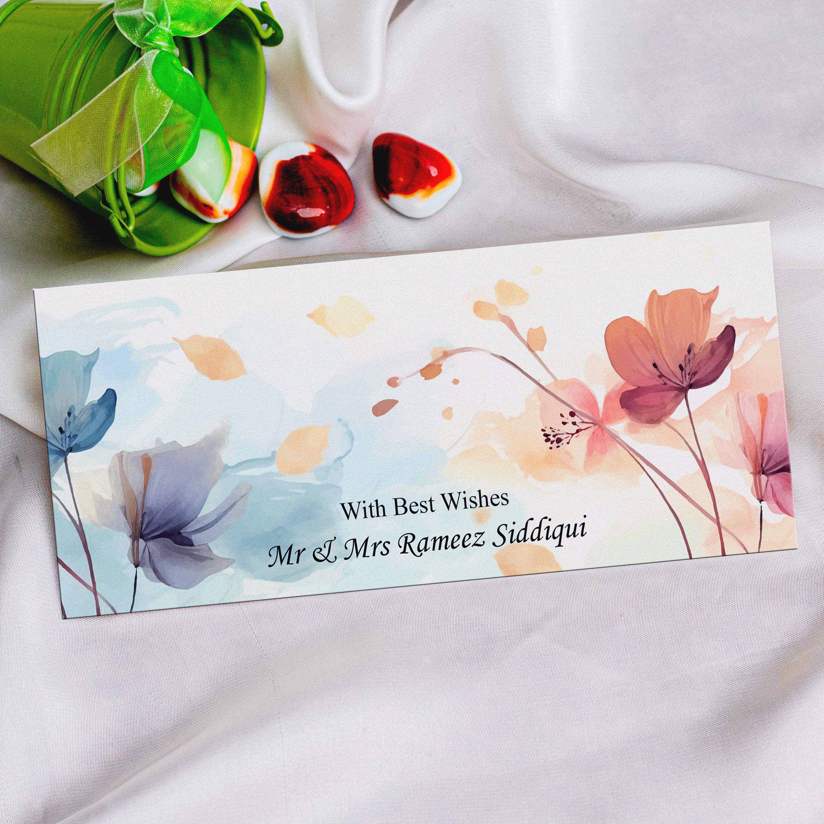 Floral Drift Envelope