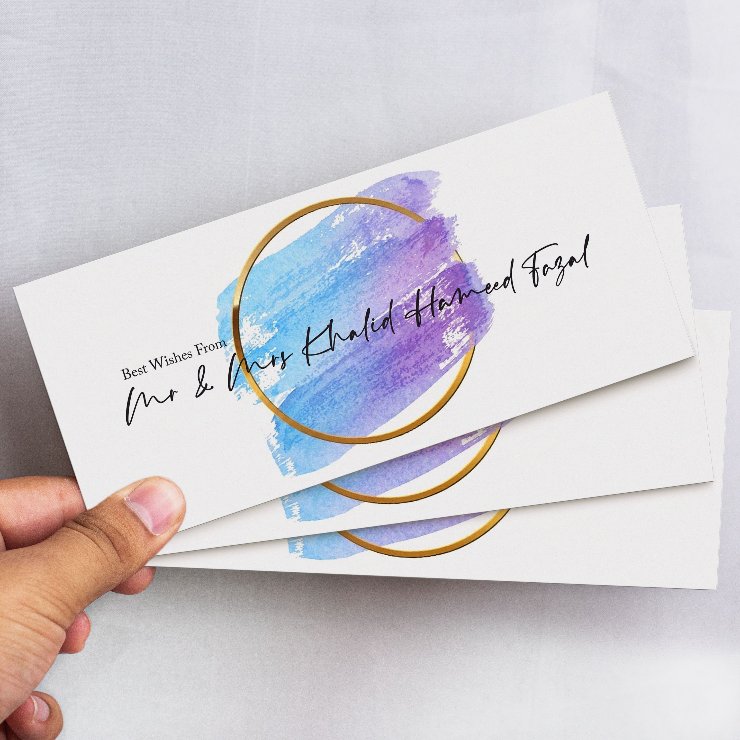 Color Splash With Hoop Envelope – Pearl Envelopes